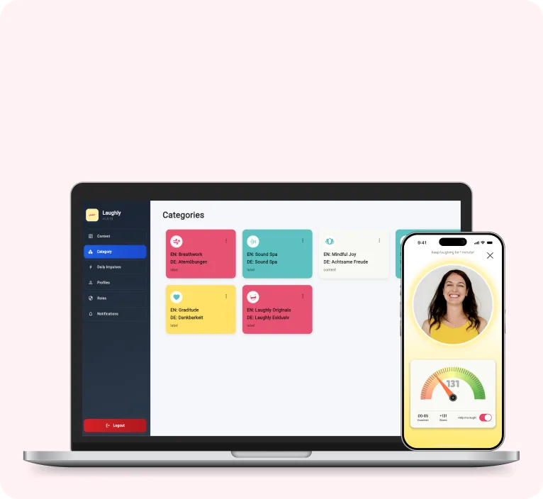 Laughly – Emotional Wellness & Mindful Laughter App